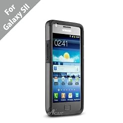 Acase(TM) Samsung Galaxy S2 S II (SGH-I777) Superleggera PRO Dual Layer Protection case for Samsung Galaxy S2 S II (SGH-I777) **ONLY FOR Canadian, International and AT&T VERSION**(Black)
