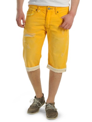 One Green Elephant Herren Jeans Short Normaler Bund HO3103/022 DOVER, Gr. 36, Gelb (O1715) Preisvergleich