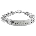 NFL Atlanta Falcons Steel Link ID Bracelet