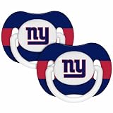 Baby Fanatic 143340 New York Giants Pacifiers 2-pack