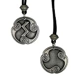 Sigel Sowilo Rune of The Sun Talisman Viking Jewelry Asatru Necklace Pagan Wiccan Pendant