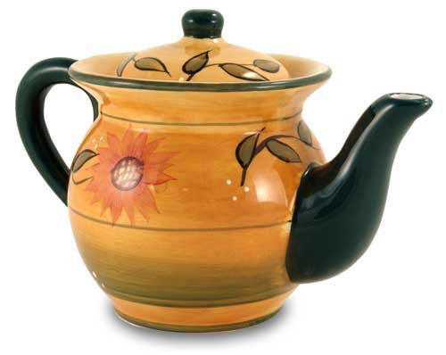 Country Sunflower Teapot On Sale