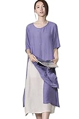 Summer Short Sleeves Polyester  Dress