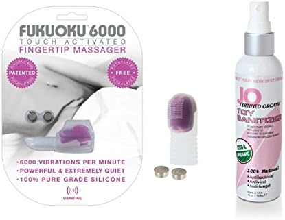 Fukuoku 6000 Touch Activated Fingertip Massager + Organic Sanitizer