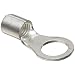 Morris Products 11098 Ring Terminal, Non Insulated, 6 Wire Size, 3/8" Stud Size (Pack of 100)