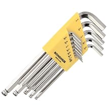 Bondhus 16937 Set of 13 Balldriver« L-wrenches with BriteGuard? Finish, Long Length, sizes .050-3/8-Inch