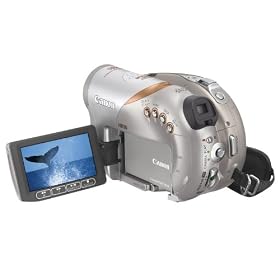 Canon HR10 Ultra Compact High Definition DVD Camcorder (10x Optical Zoom, 2.7" widescreen Multiangle Vivid LCD)