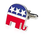 Republican Elephant Cufflinks-CLI-PD-ELE-SL