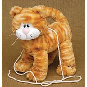 Plush Butterscotch Orange Tabby Cat 11 by First and Main