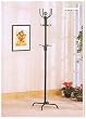 Spider Style Coat Rack/Stand in Satin Black Metal