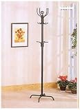 Spider Style Coat Rack/Stand in Satin Black Metal