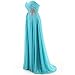 Dresstells® Women's Sweetheart Beading Floor-length Chiffon Prom Dress