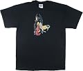 Cool Kustom Kulture Wolf Black Men's Tee ~ Big Bad Wolf Howl Mechanics Monster T-Shirt, Cool Tattoo/Kustom Kulture Art Tee by Forbes-Available in Adult Size Large -Free Shipping, too
