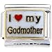 I Love My Godmother Italian Charm