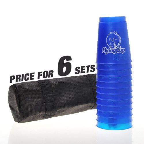 price 6 setsflyingcup sport stacking cup stacking 7 colors for choice gift ideas cheap price