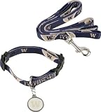 Washington Huskies Dog Collar & Leash Set