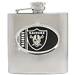Oakland Raiders 6oz Stainless Steel Flask