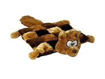 Outward Hound Squeaker Matz Dog Squeaky Toy Multi-Squeaker Toy for Dogs, Square Body 16 Squeaker, Squirrel
