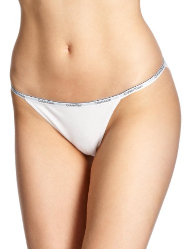 Calvin Klein underwear Damen Slip D1549E CK One Cotton String Bikini, Gr. 38 (M), Wei&szlig; (10 Preisvergleich