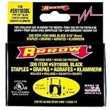 41t3btjEKNL. SL160  Black Insulated Staples, 1/4 x 5/16