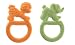Vulli Vanilla Flavored Ring Teether, 2 Pack,Colors May Vary