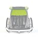 Croozer Fahrradanh�nger Sonnensegel f�r Kinderanh�nger gr�n