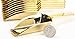 Candy Scoop Set - Package of 12 Shiny Gold Plastic Scoops for Wedding and Party Candy Buffets