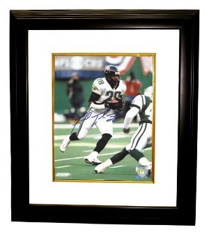 Fred Taylor signed Jacksonville Jaguars 8x10 Photo Custom Framed