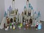 Disney Exclusive Cinderella's Castle Playset with 10 Disney Poseable Characters (Jasmine, Alladin, Sleeping Beauty, Prince Philip, Snow White, Prince Charming, Belle and Beast)