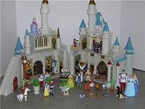Big Sale Best Cheap Deals Disney Exclusive Cinderella's Castle Playset with 10 Disney Poseable Characters (Jasmine, Alladin, Sleeping Beauty, Prince Philip, Snow White, Prince Charming, Belle and Beast)