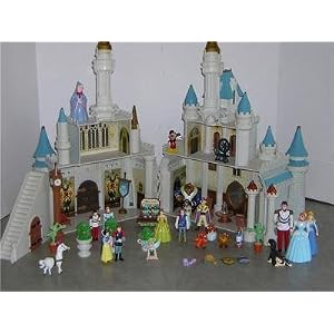 Disney Exclusive Cinderella's Castle Playset with 10 Disney Poseable Characters (Jasmine,... by 