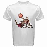 Men's Customized MAN MEN PEOPLE RUGBY NFL BALL 100% Cotton White T-shirt