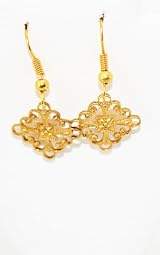 Gold Filigree Earrings