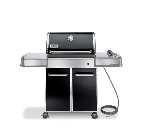 Weber 3841001 Genesis E-310 Natural Gas Grill, Black