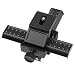 Plateau panoramique 3D professionnel - Chariot de mise au point � 2 rails de r�glage dans 4 directions pour les panoramas et la photographie macro