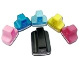 1 full set HP 02 Compatible Bulk of 6 Ink Cartridges: 1 Black + 1 Cyan, Magenta, Yellow, Light Cyan, Light Magenta
