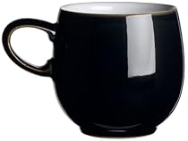 Denby Jet Black Small Mug  8.5 cm