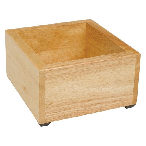 41t3tkq8WYL Espresso Supply 25450 5 1/2 x 6 Maple Knock Box Holder
