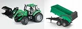 Bruder - véhicule sans piles - Deutz Agroton 200 avec fourche