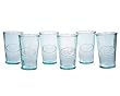 Amici Milk Glasses, 11-Ounce, Set of 6
