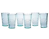 Amici Milk Glasses, 11-Ounce, Set of 6