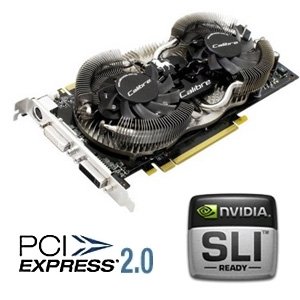Sparkle P960GREEN GeForce 9600 GT Overclock Green Dual Fly with 3 WAY BIOS PCI-Express 2.0 SLI Graphics Card