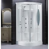 Atlantica Jetted Shower Enclosure Finish: White