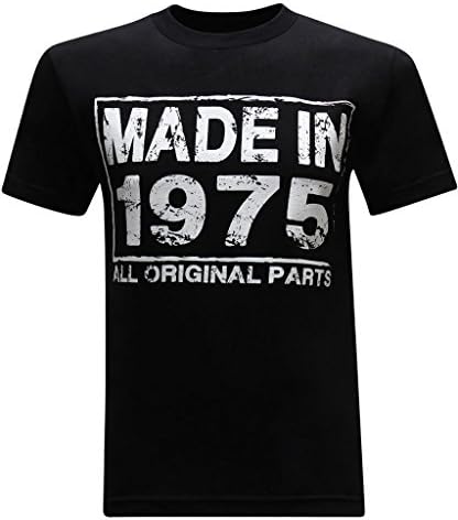 40th Birthday Gift Made in 1975 Original Classic T-Shirt - (Black) - L