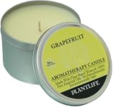 Grapefruit Aromatherapy Candle- Made with 100% pure essential oils - 6oz tin