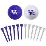 Kentucky Wildcats Two Golf Balls and Twelve Tees Set