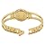 Movado Women's 604984 Amorosa Gold-Plated Diamond Accented Bangle Bracelet Watch by Movado