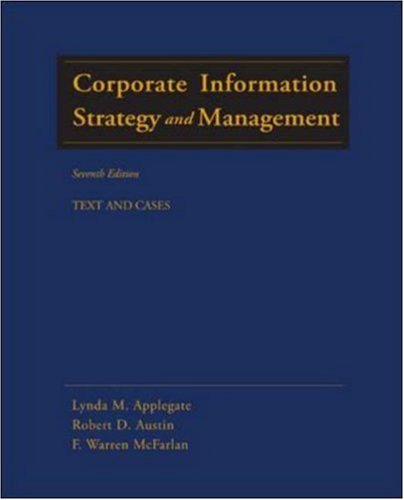 Corporate Information Strategy and Management: Text and Cases
