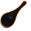 Coffee Scoop USA In Flame-Blackened Wild Cherry Wood - Jonathan's Spoons #CSB