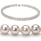 White 7-8mm A+ Chinese Akoya Pearl Necklace 18 inch Princess Length